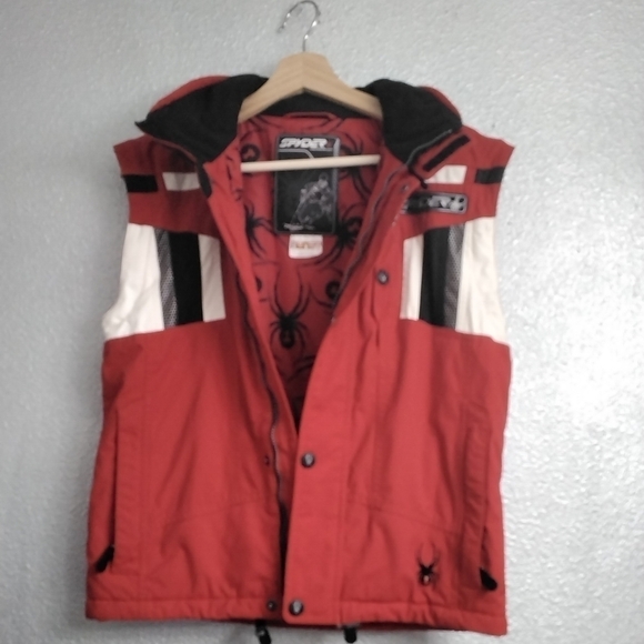 Spyder XT 2 in 1 Boy's Ski & Snowboard Jacket/Vest With Detachable Arms Size 14 - Picture 8 of 11